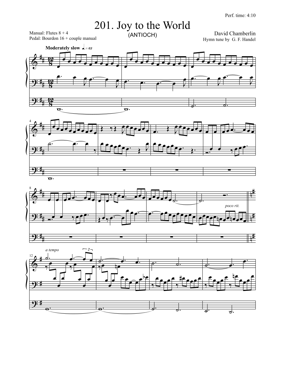 Joy to the World by David Chamberlin